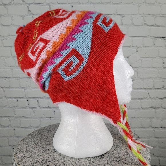 ALPACA CONNECTION | knit ear flap toque winter hat - Picture 2 of 6